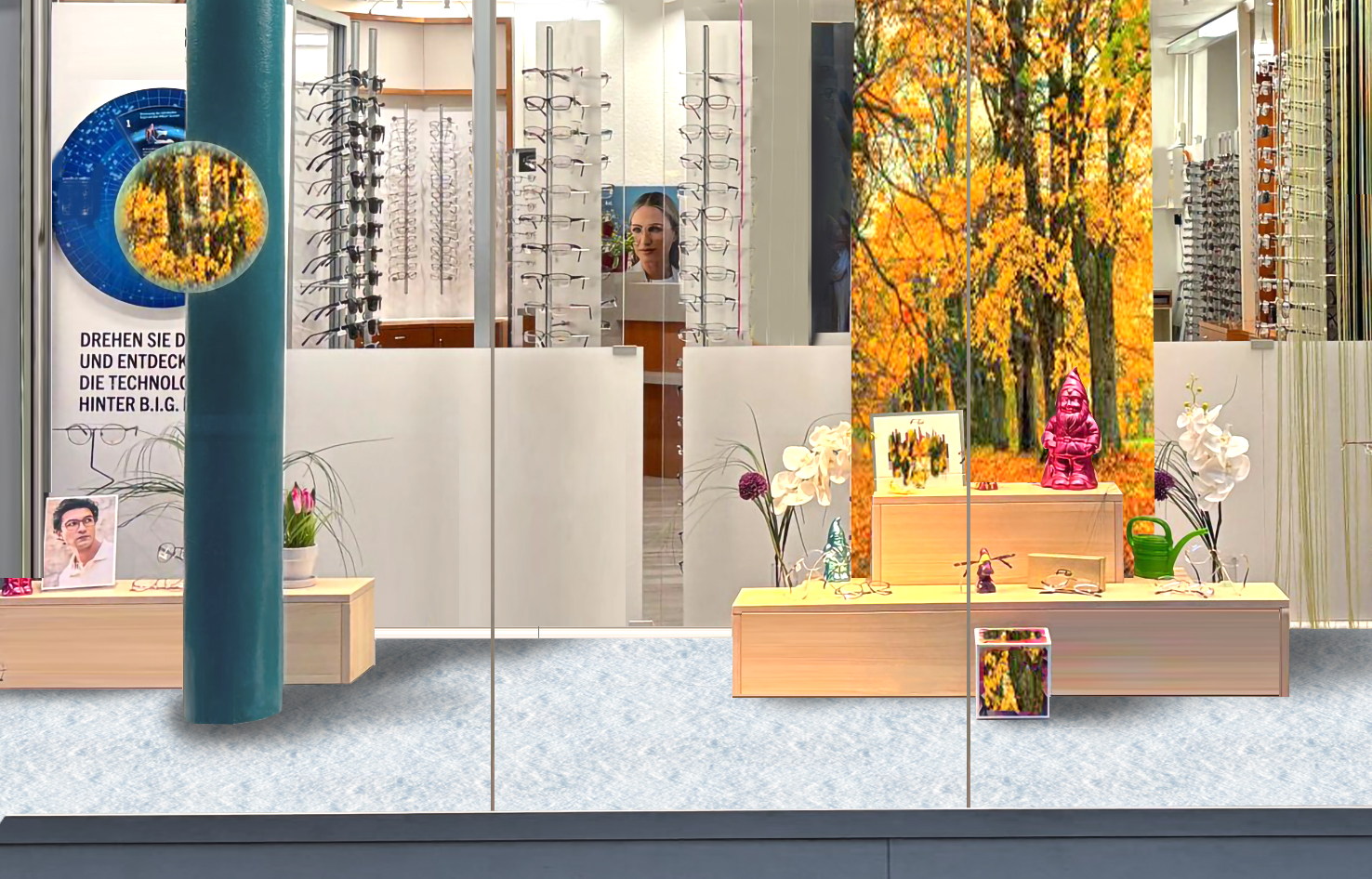 Geschäft, Schaufensterdisplay