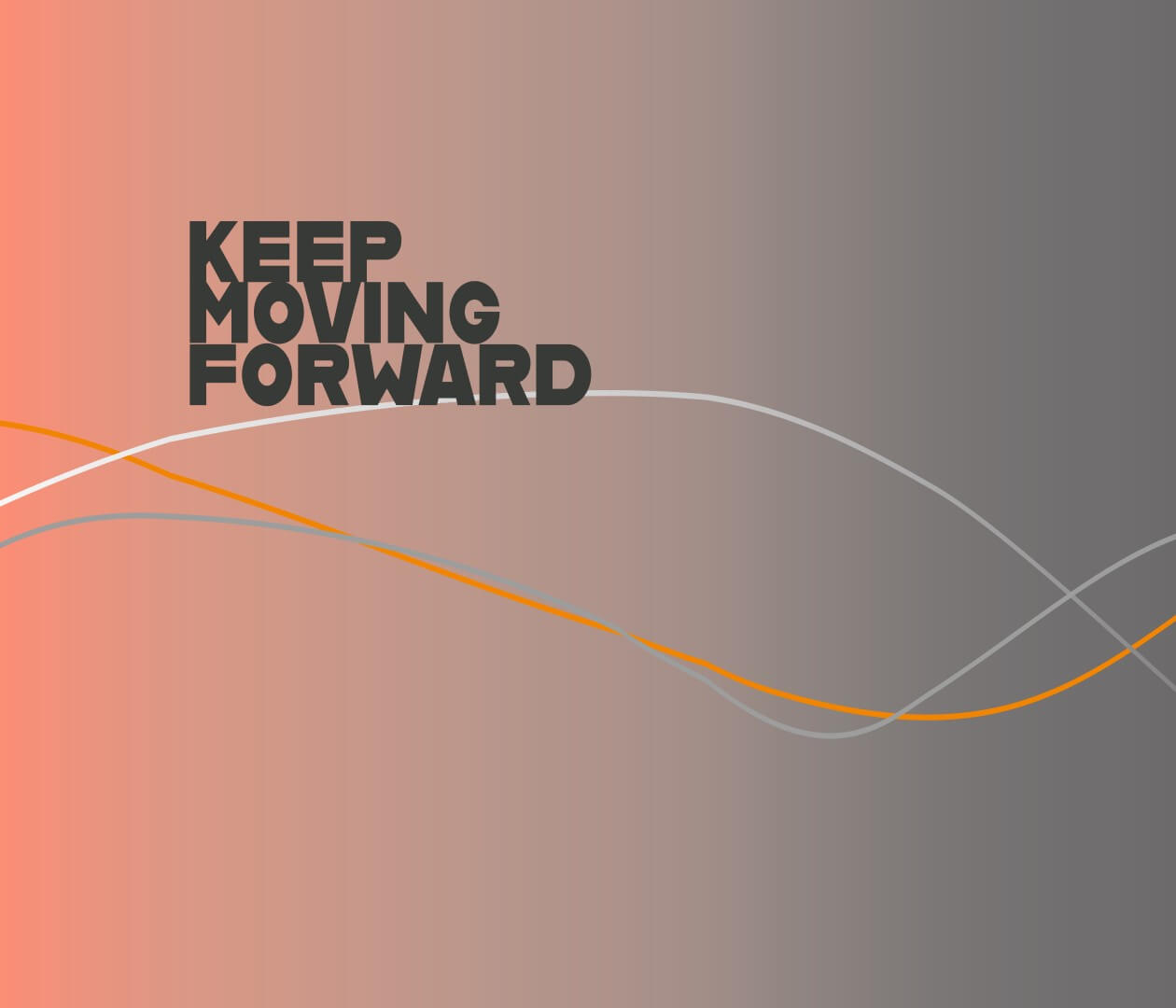 grafik, hintergrund, wellenspuren, orange, verlauf